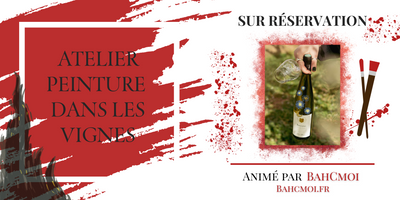 Atelier peinture dans les vignes